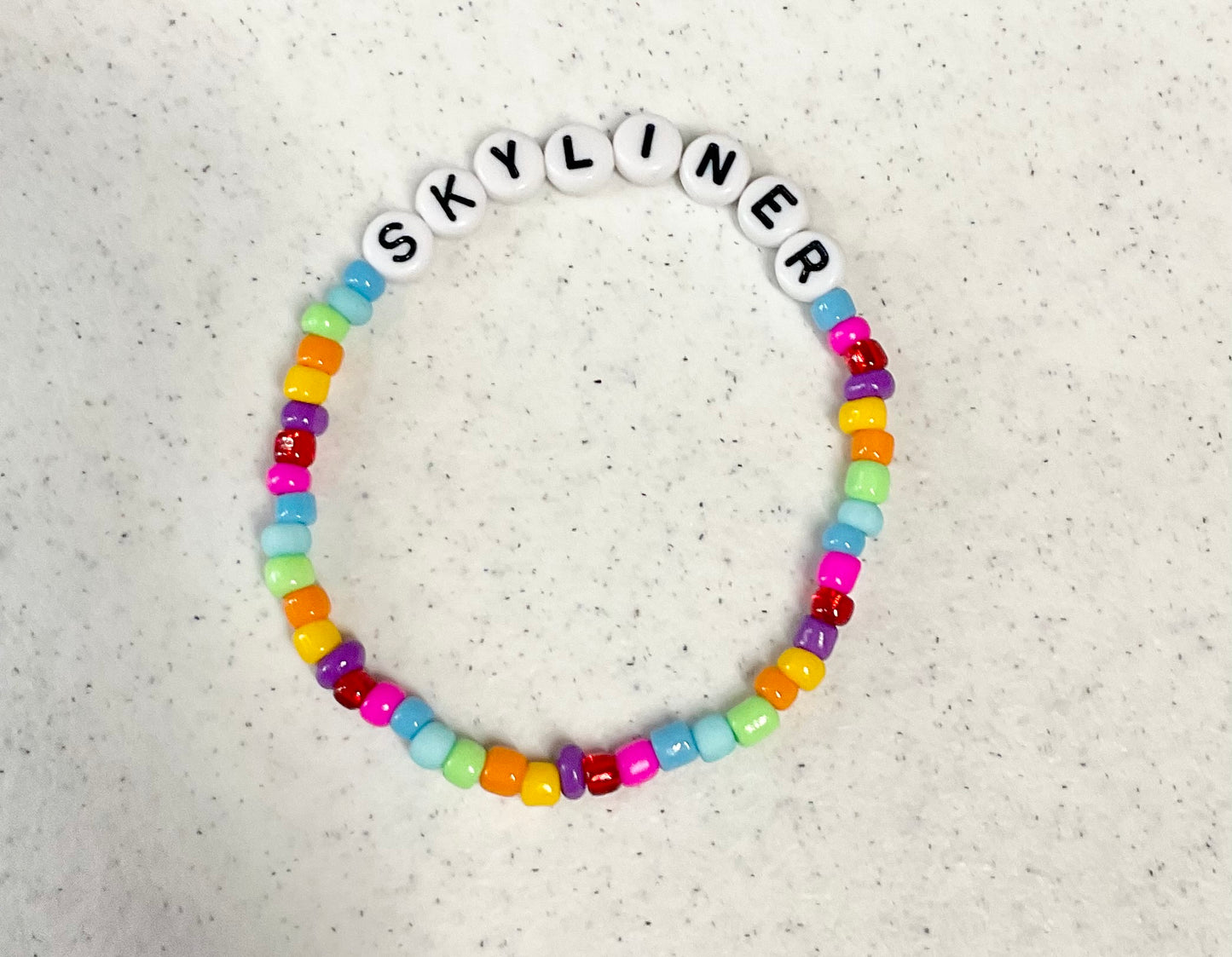 Magical rainbow sky transportation bracelet