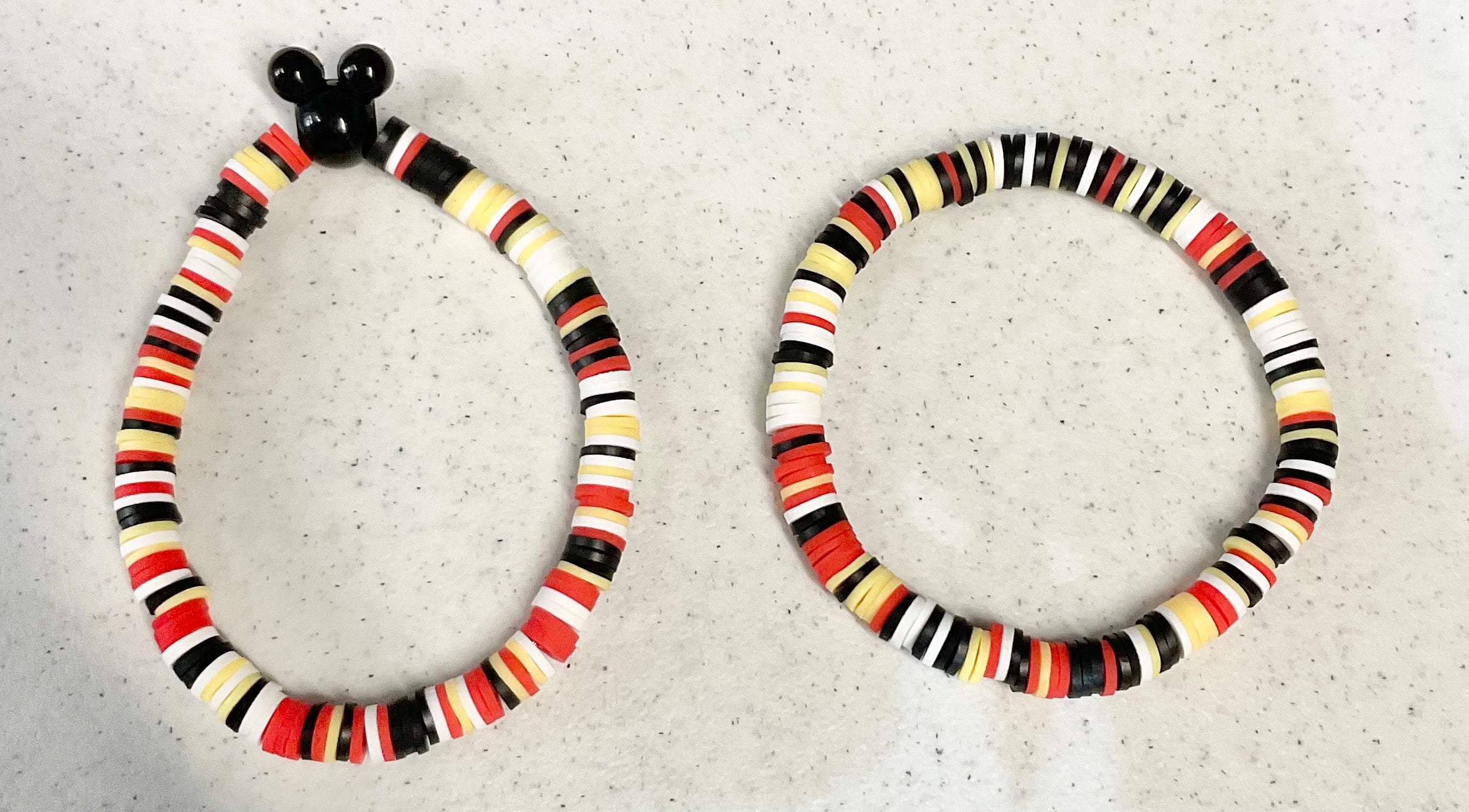 Magical main mouse clay bracelet set