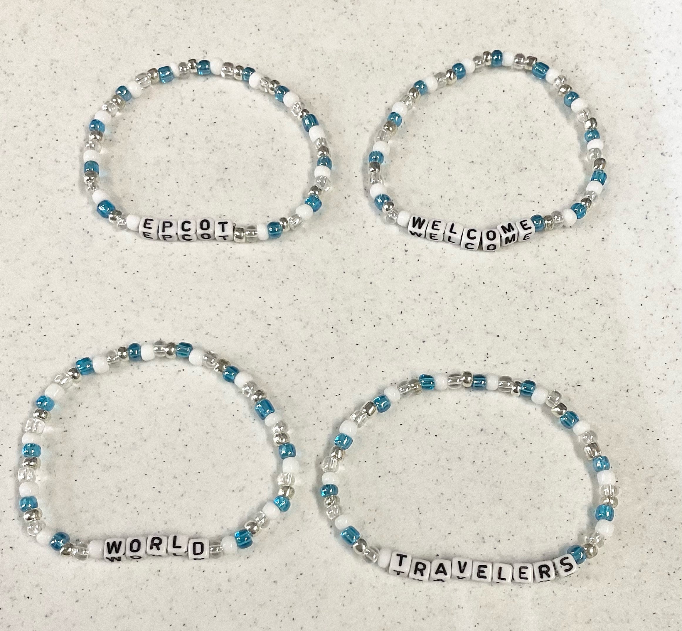 Magical world travelers bus bracelet set