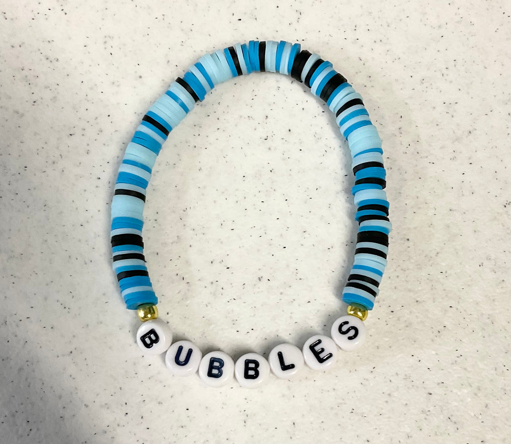 Magical superhero trio clay bracelet set