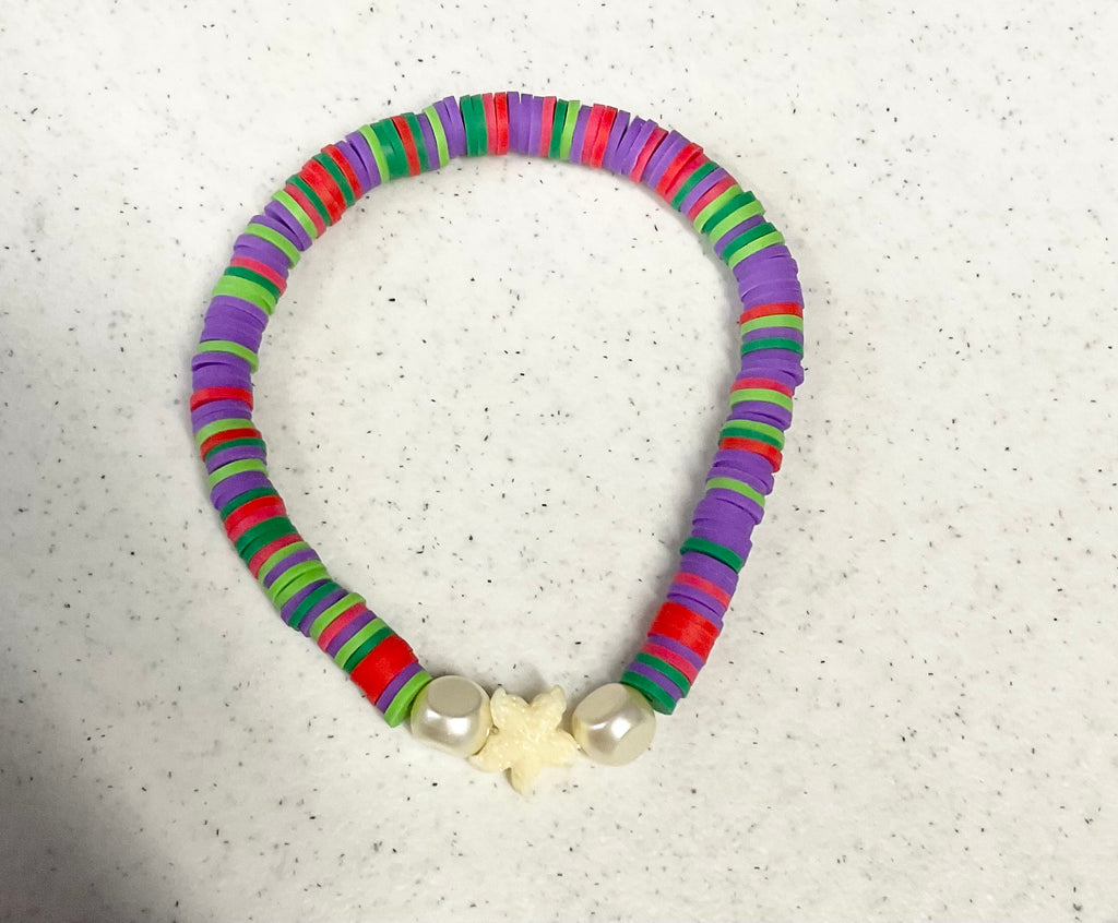 Magical mermaid clay bracelet set