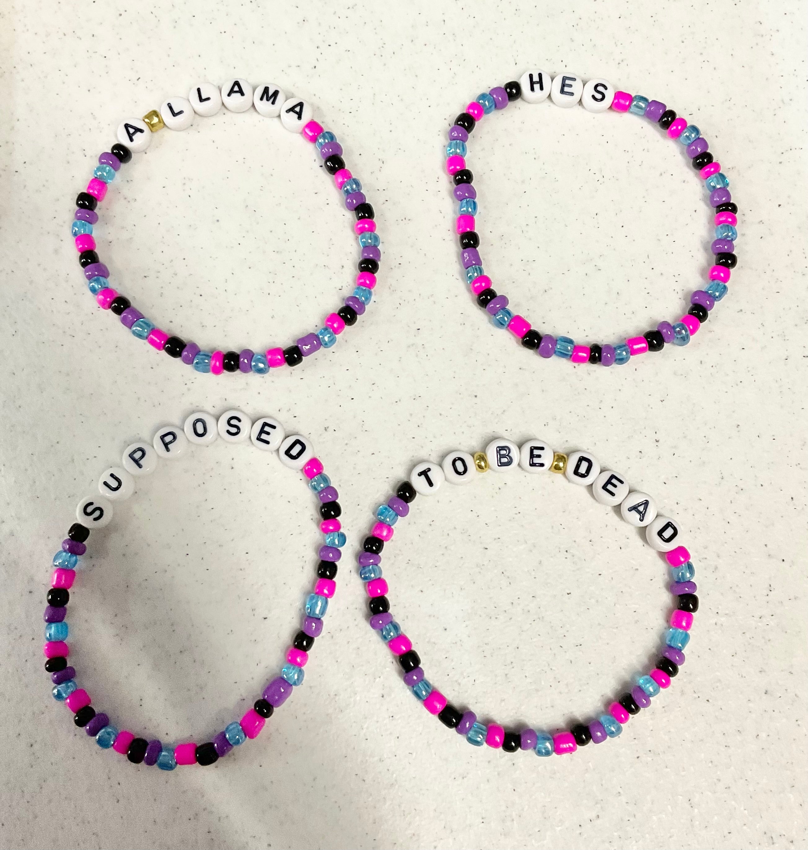 Magical wrong potion bracelet set