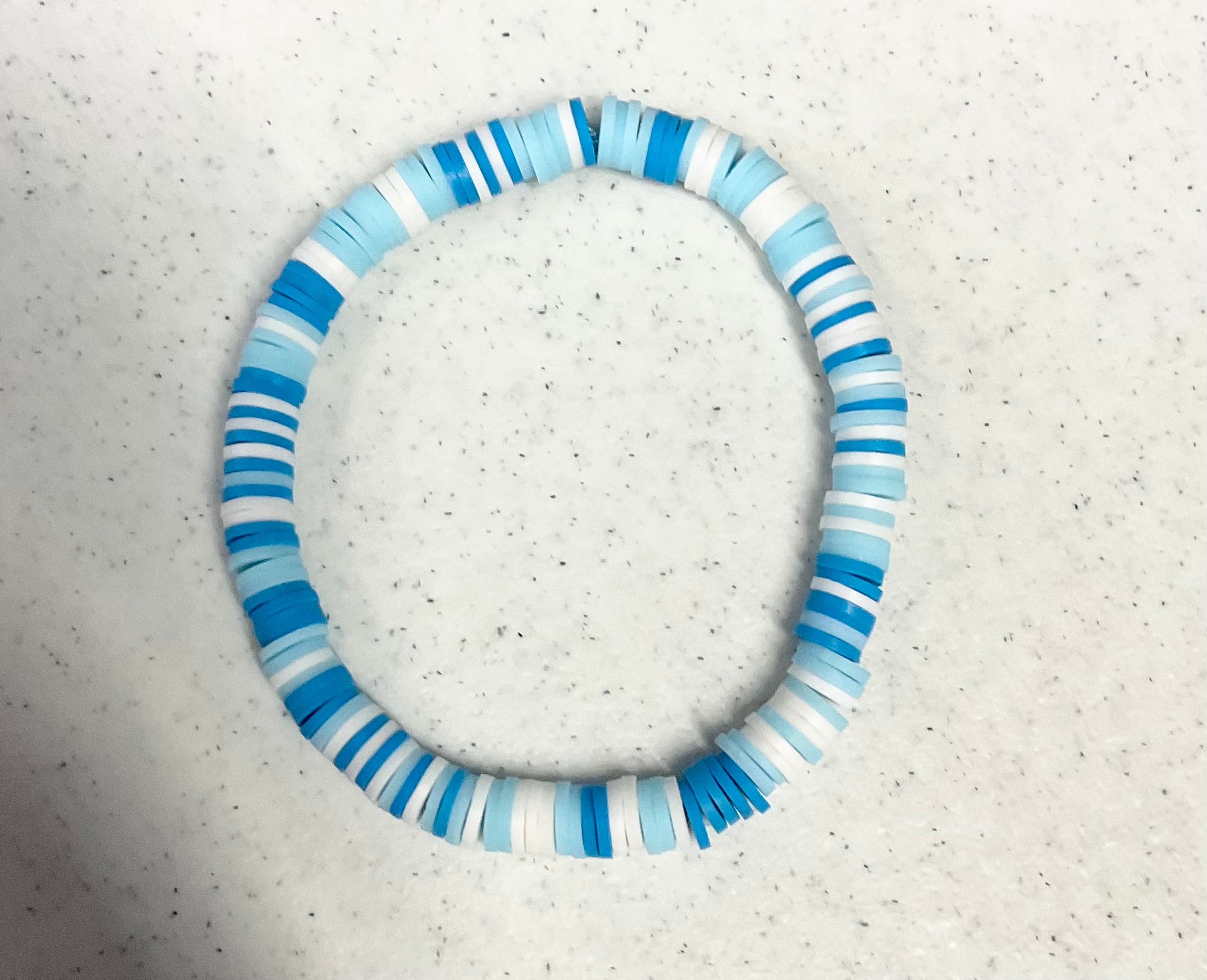 Magical snow queen clay bracelet set