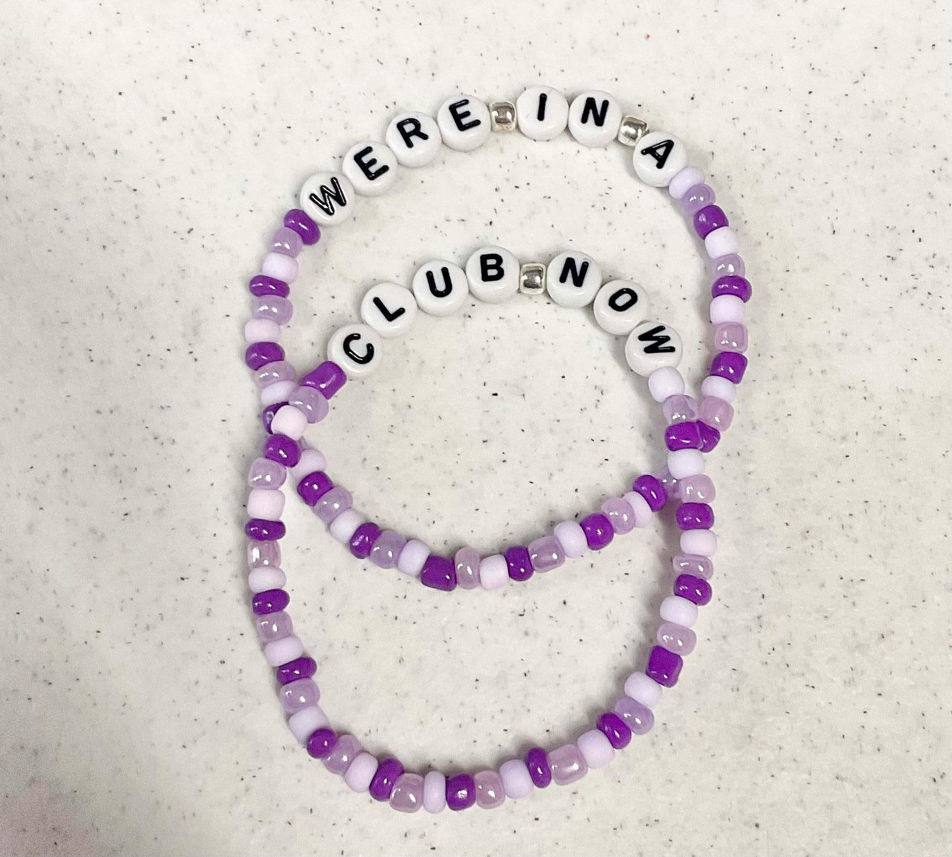Magical grape soda club bracelet set
