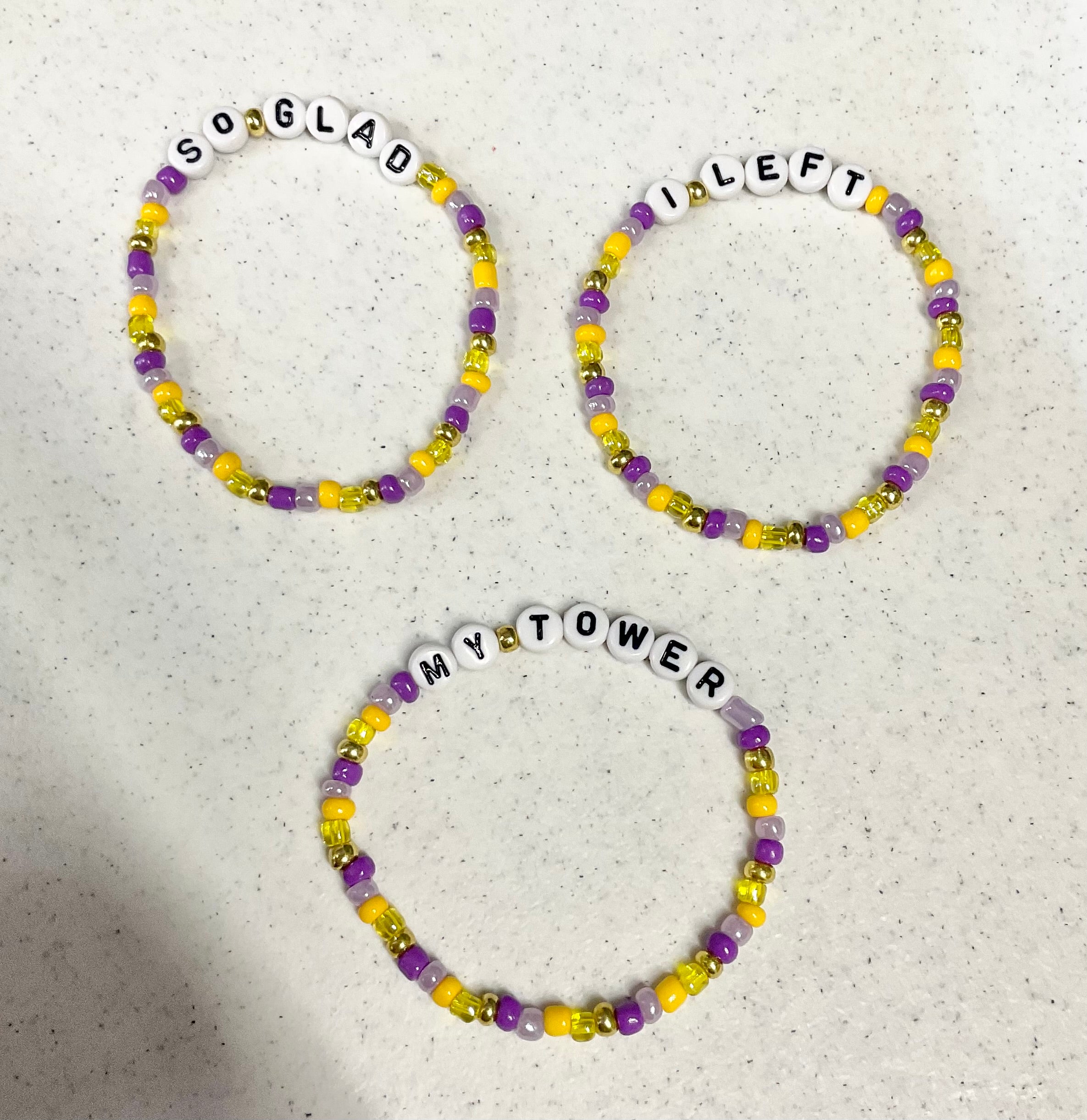 Magical leap of faith bracelet set