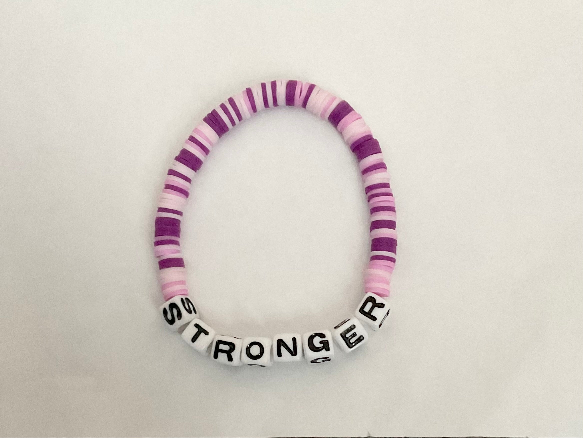 Stronger clay beaded bracelet