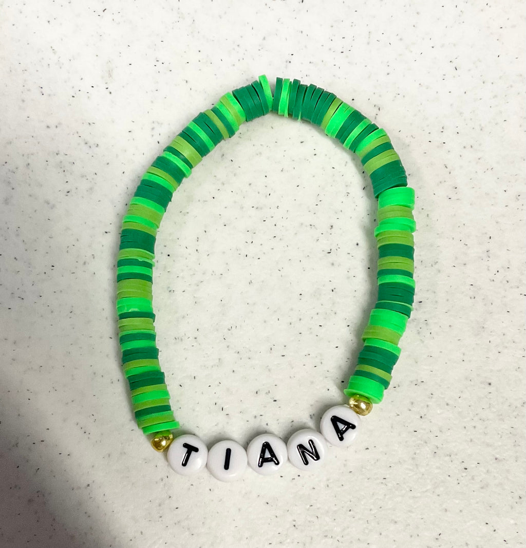 Magical frog princess clay bracelet set