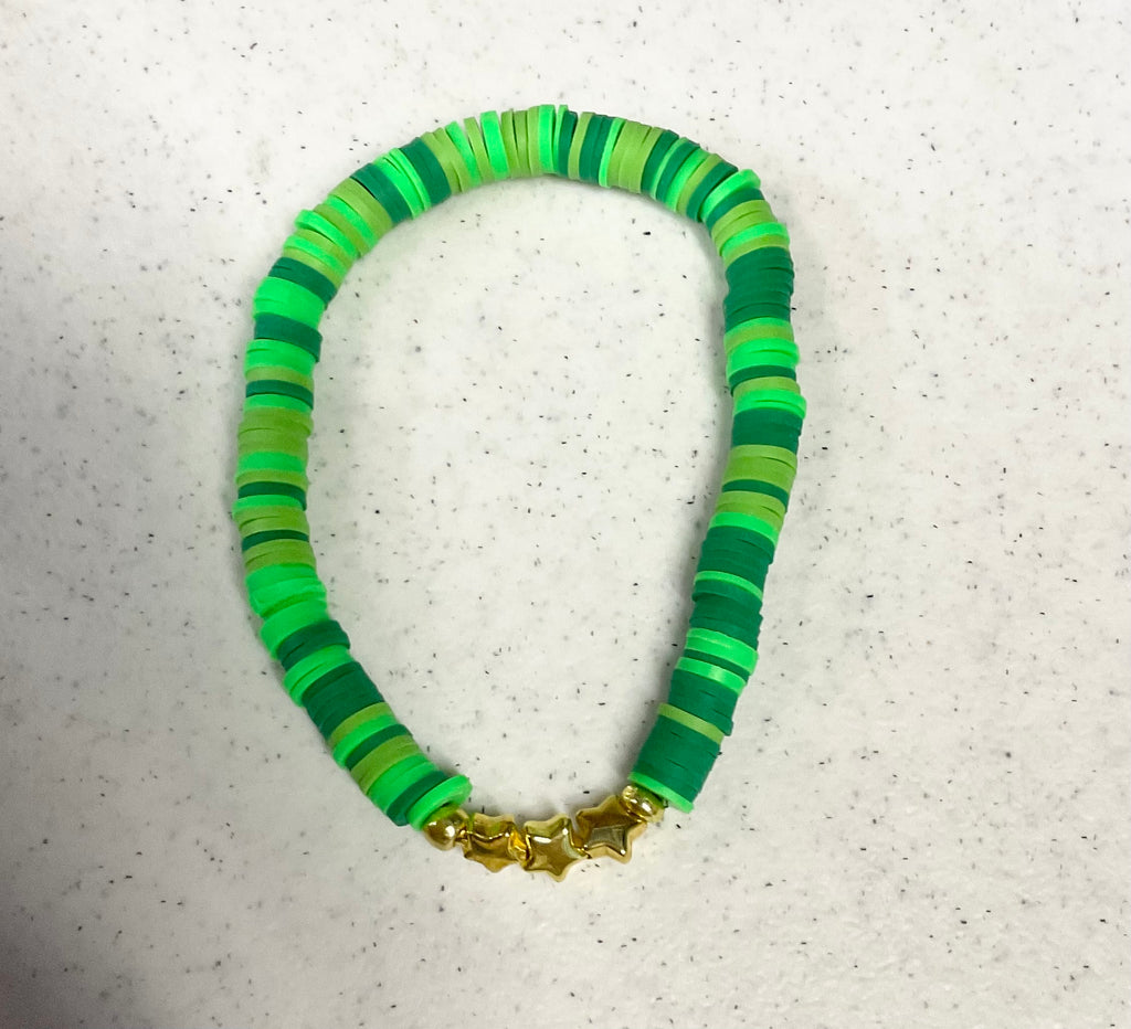 Magical frog princess clay bracelet set