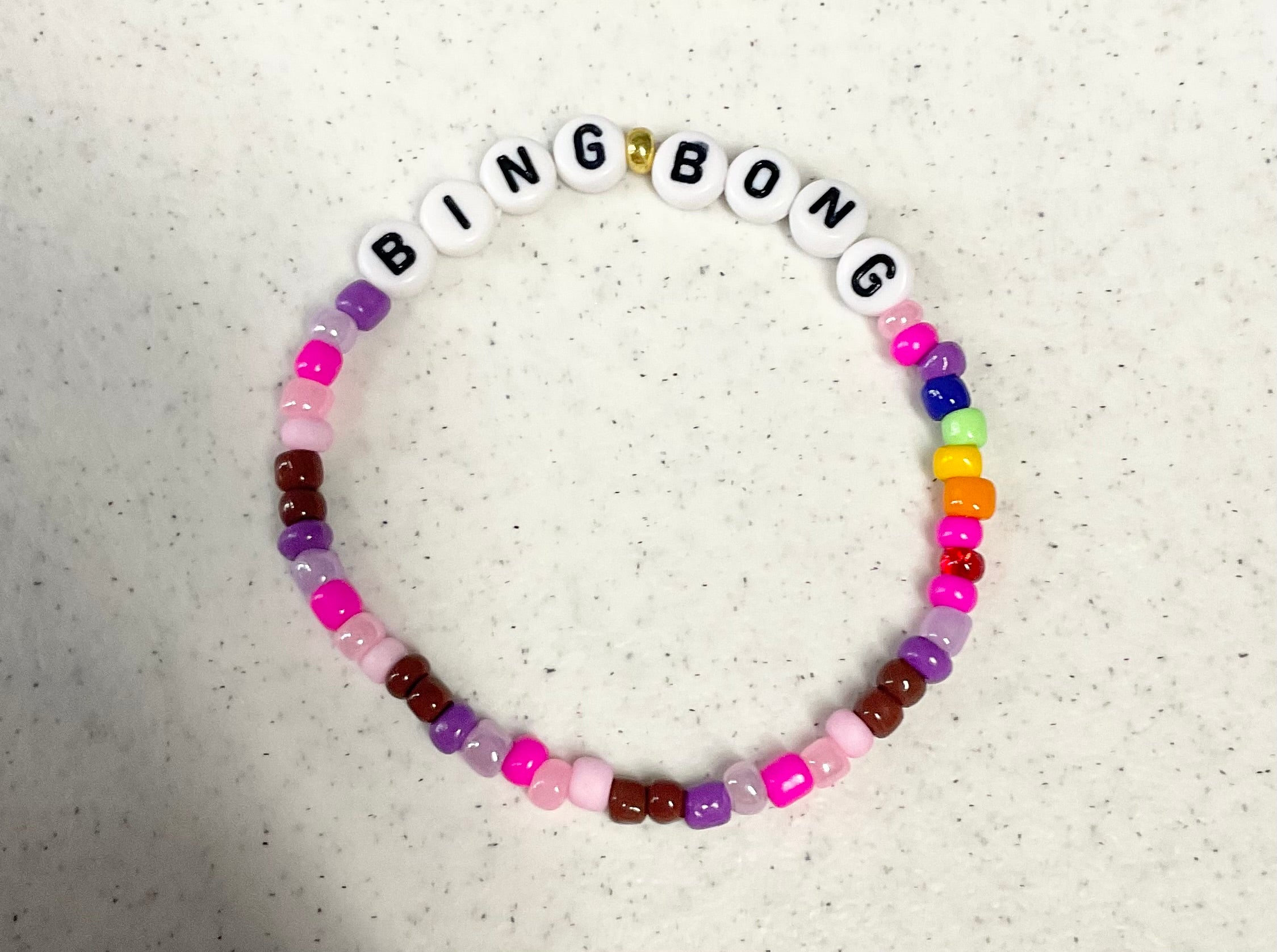 Magical imaginary friend seed bead bracelet set