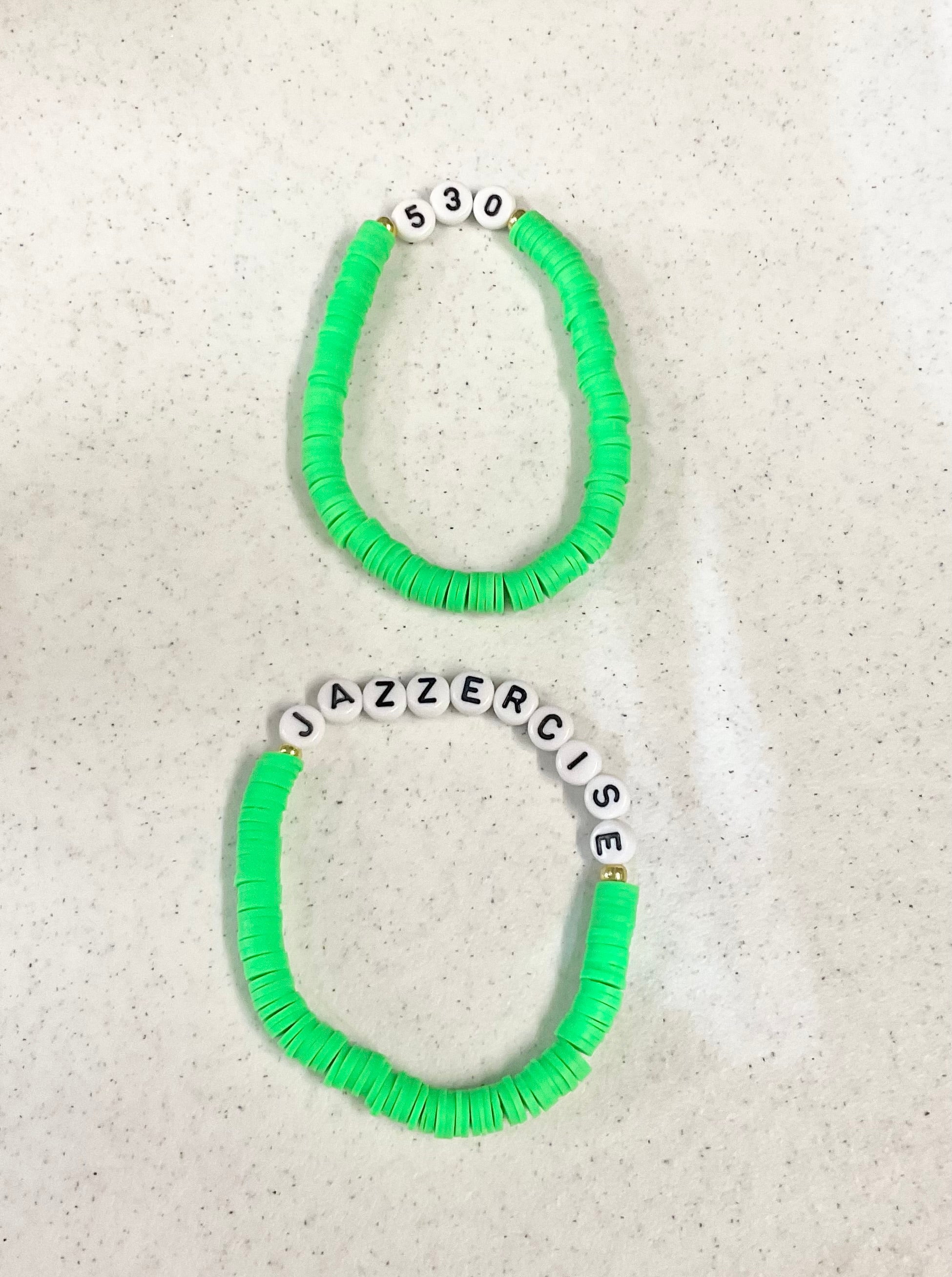 Made to order magical schedule bracelet set