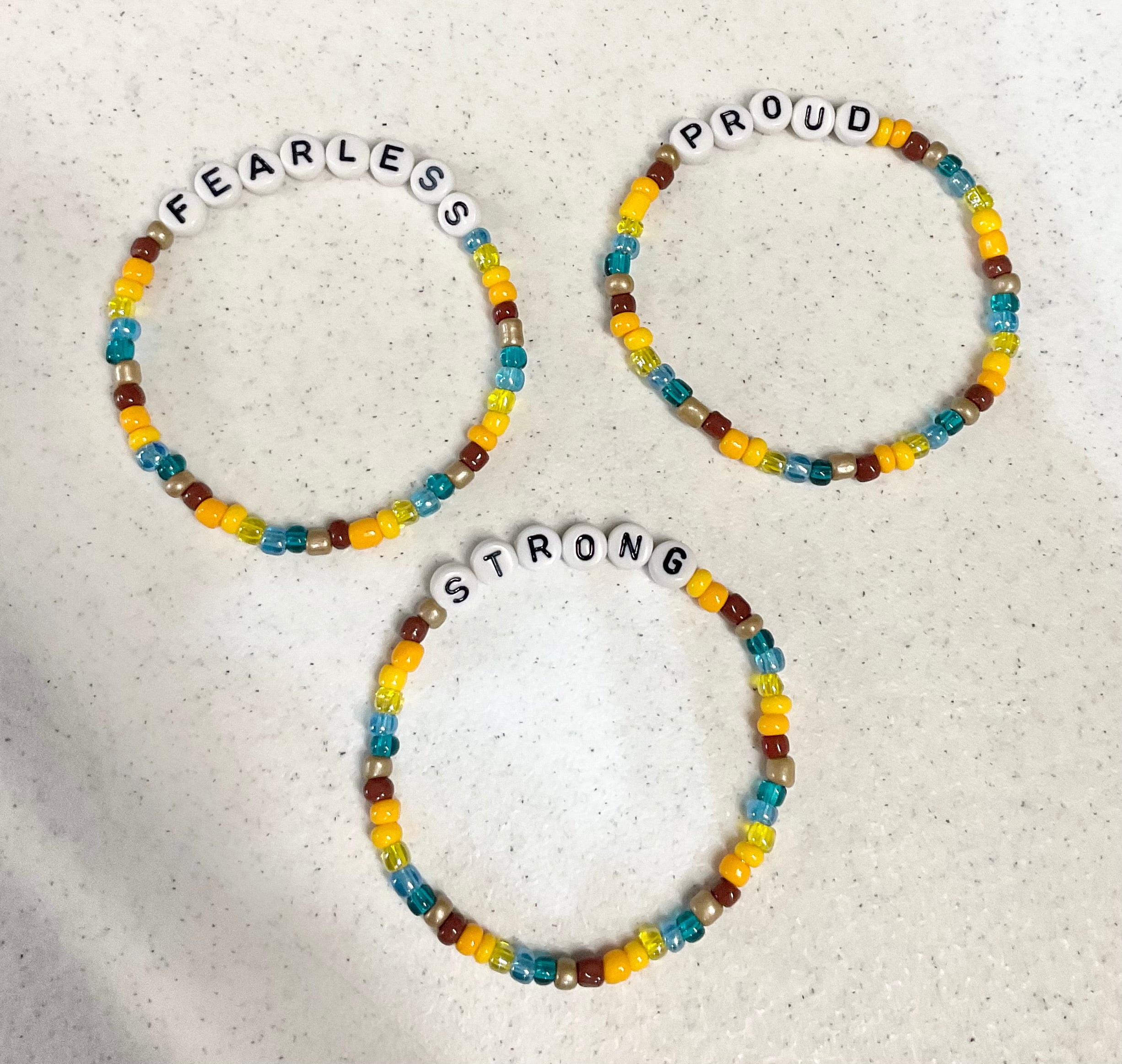 Magical stay strong bracelet set