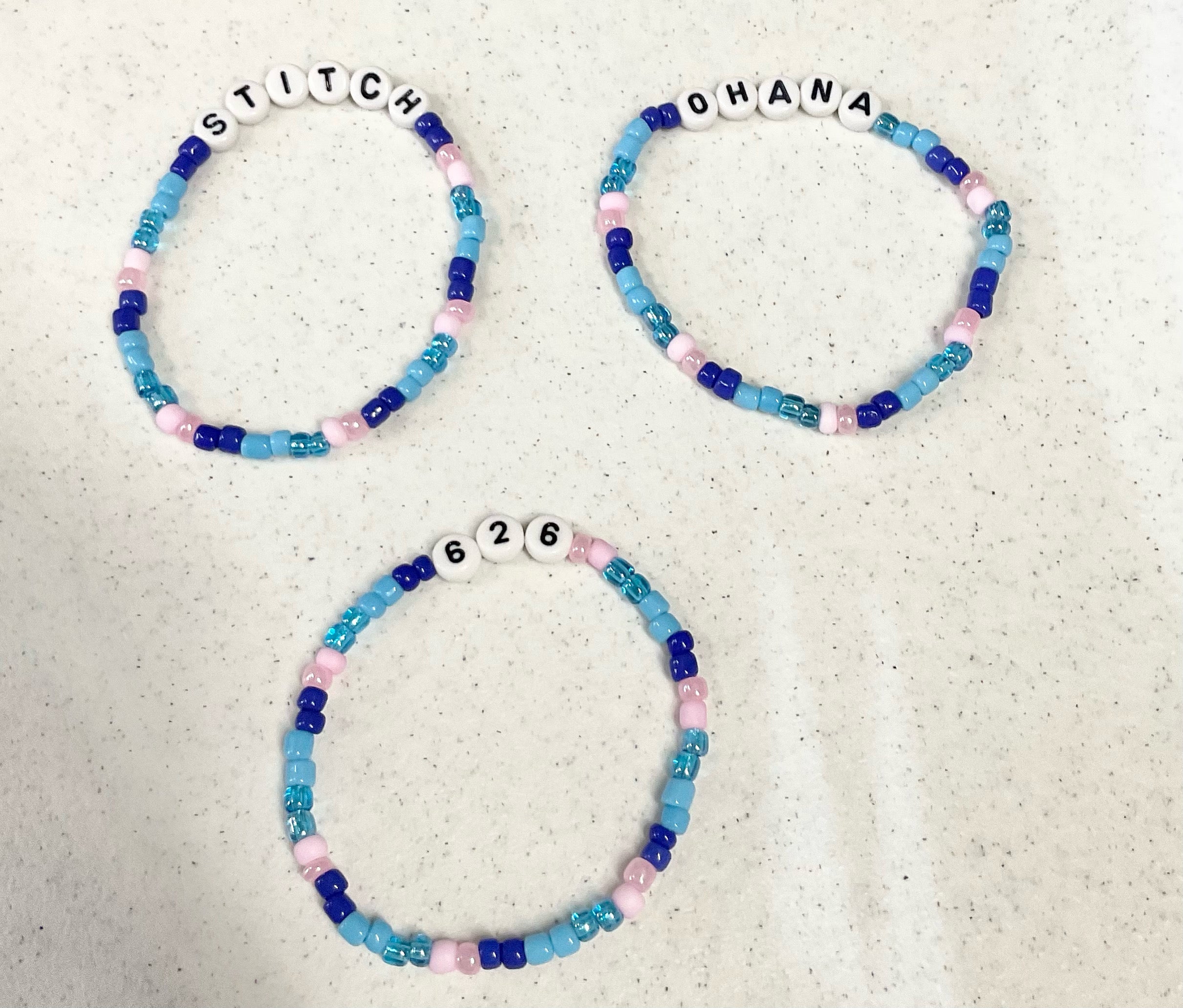 Magical blue alien bracelet set