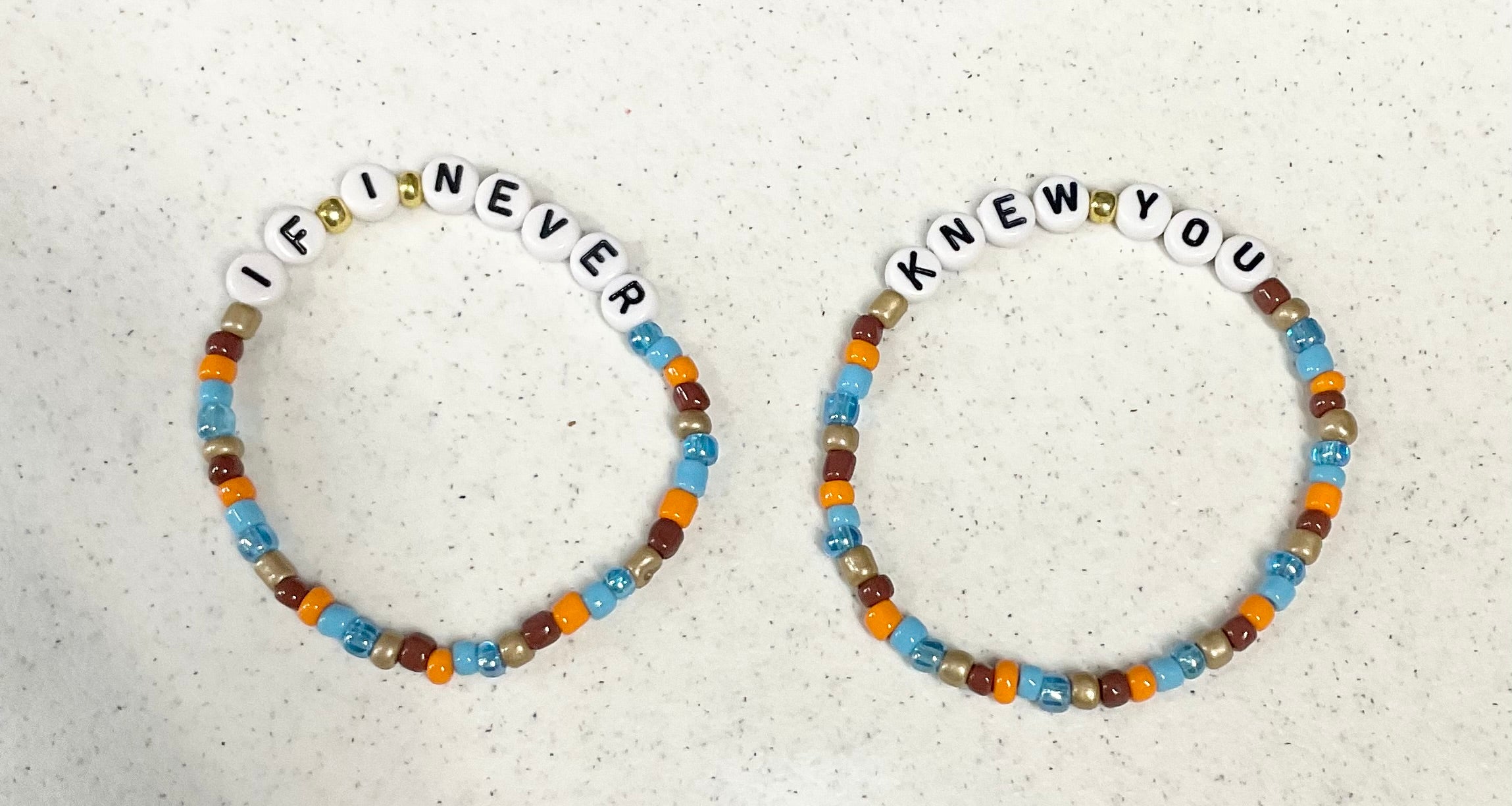Magical no regrets love bracelet set
