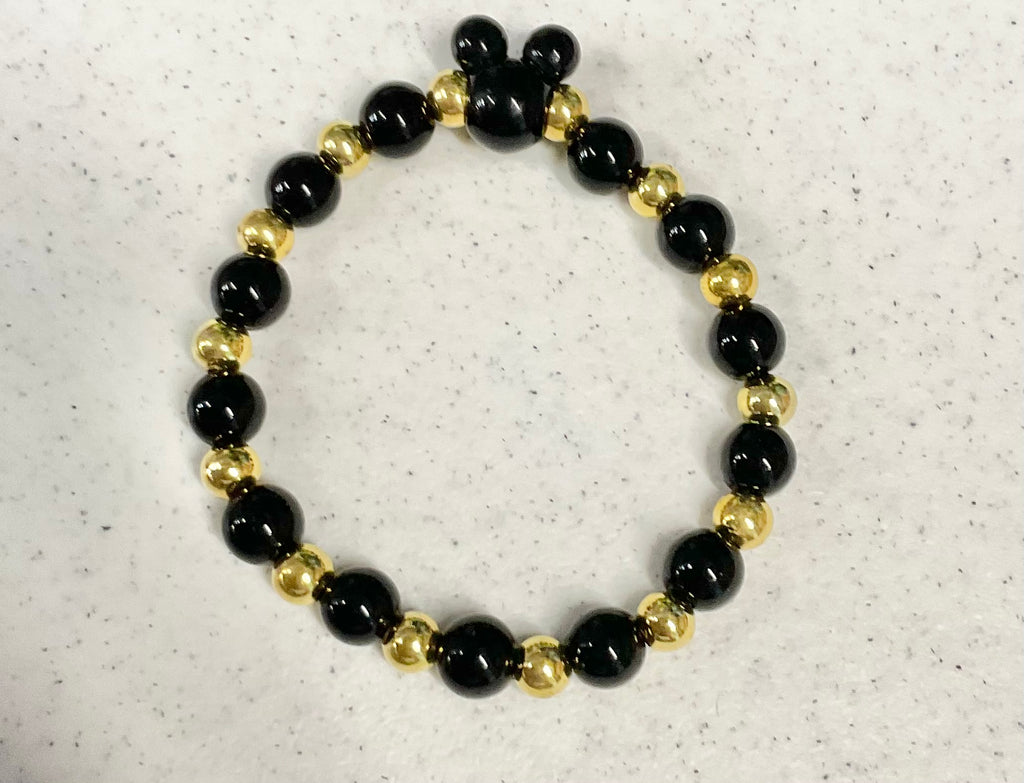 Magical mouse glass bracelet