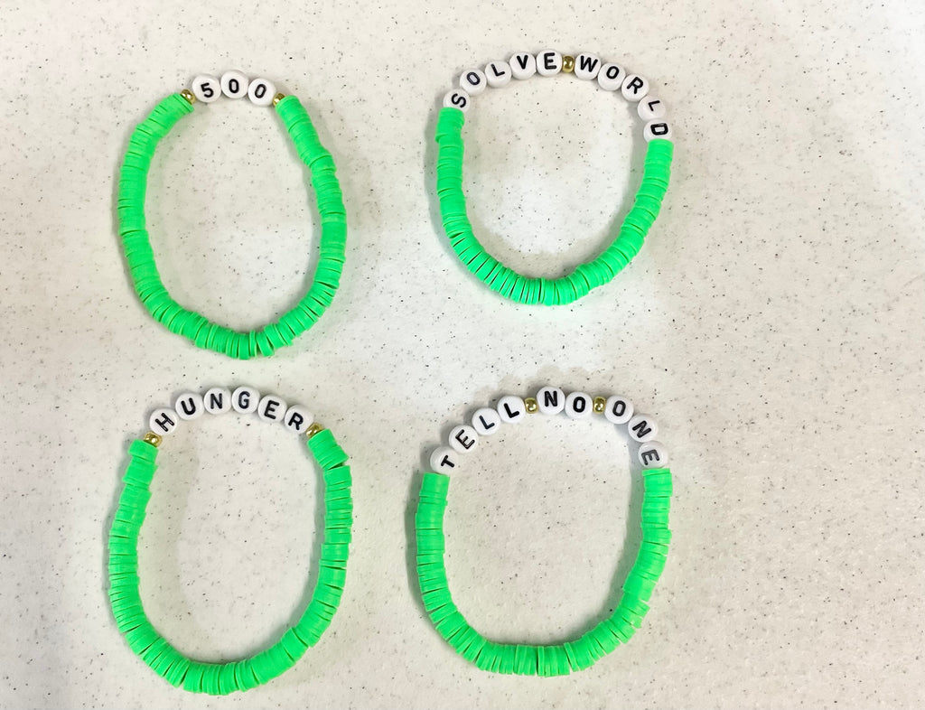 Made to order magical schedule bracelet set