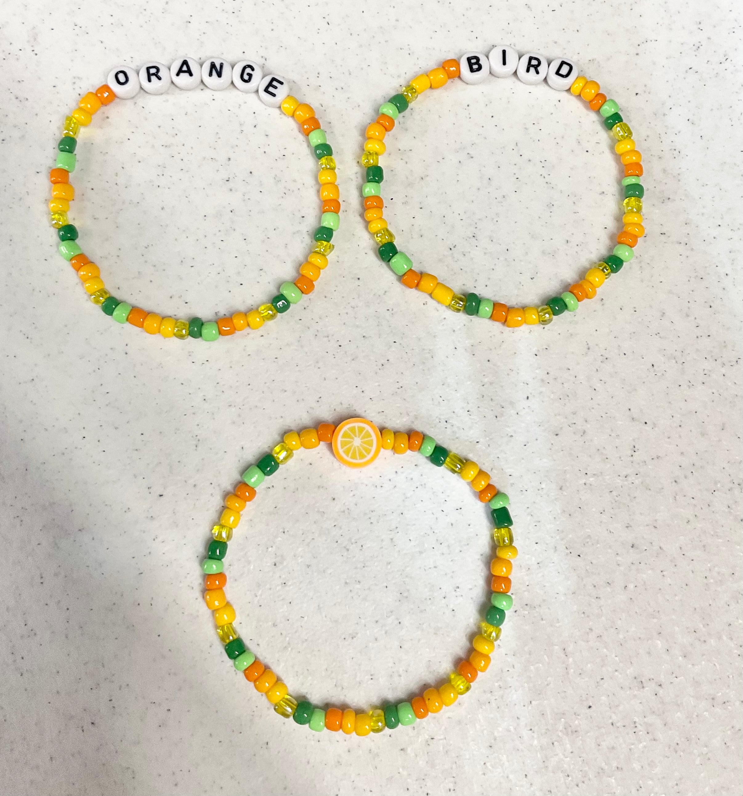 Magical bird bracelet set