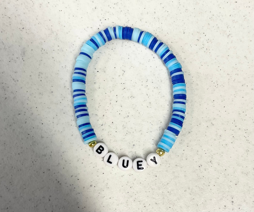 Magical dog clay bracelet set