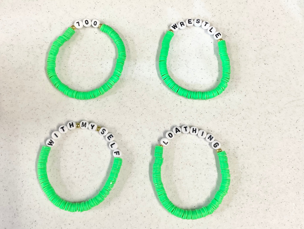 Made to order magical schedule bracelet set