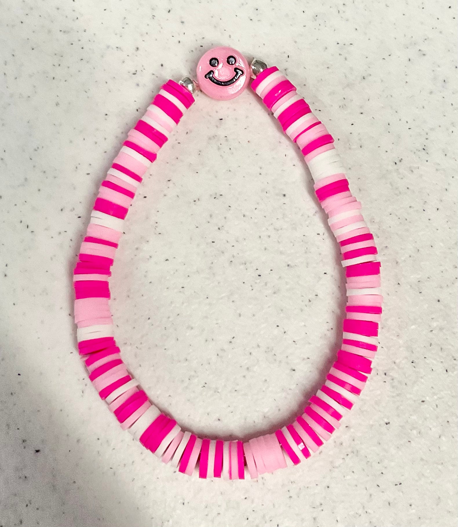 Magical all smiles light pink bracelet