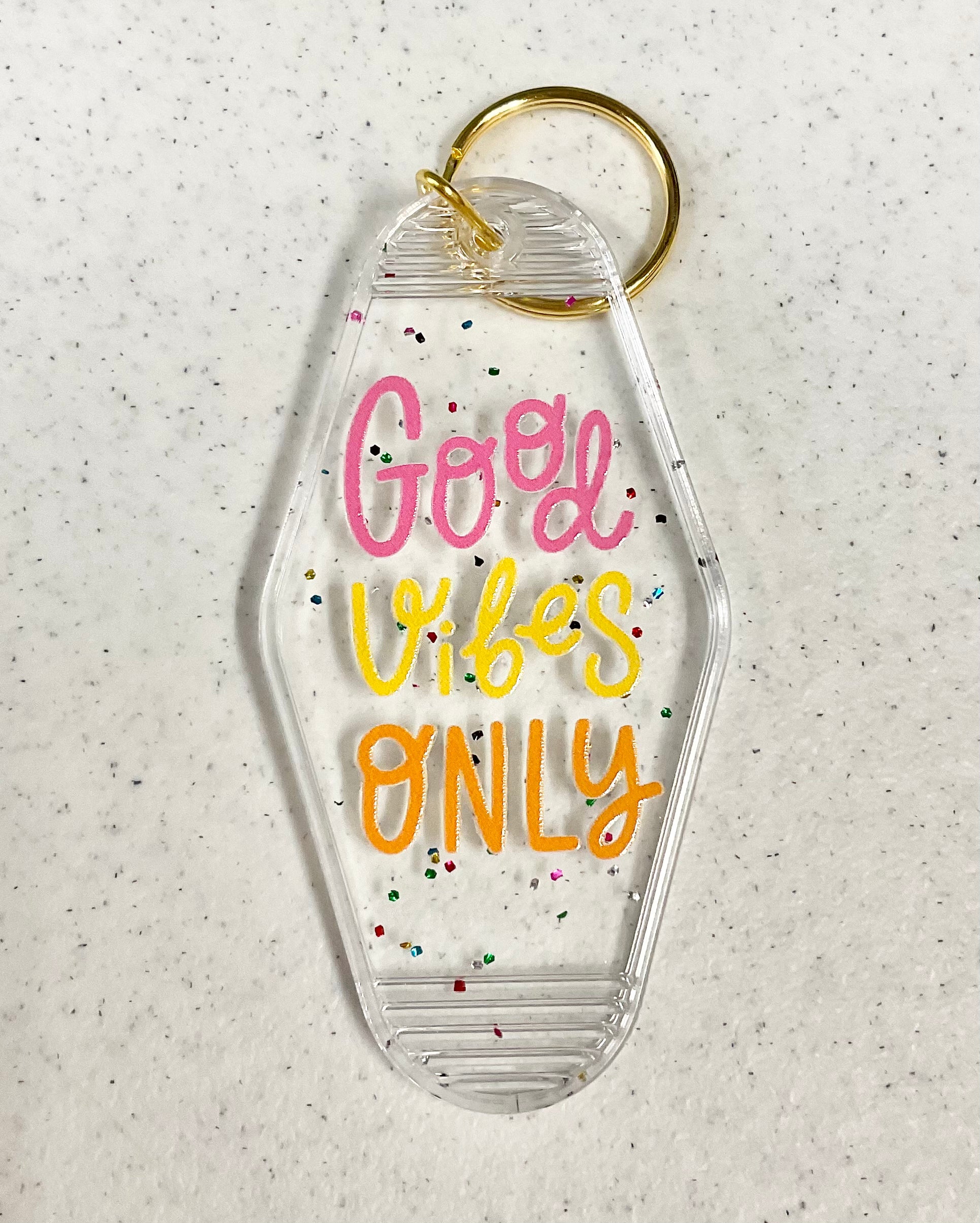 Good vibes keychain