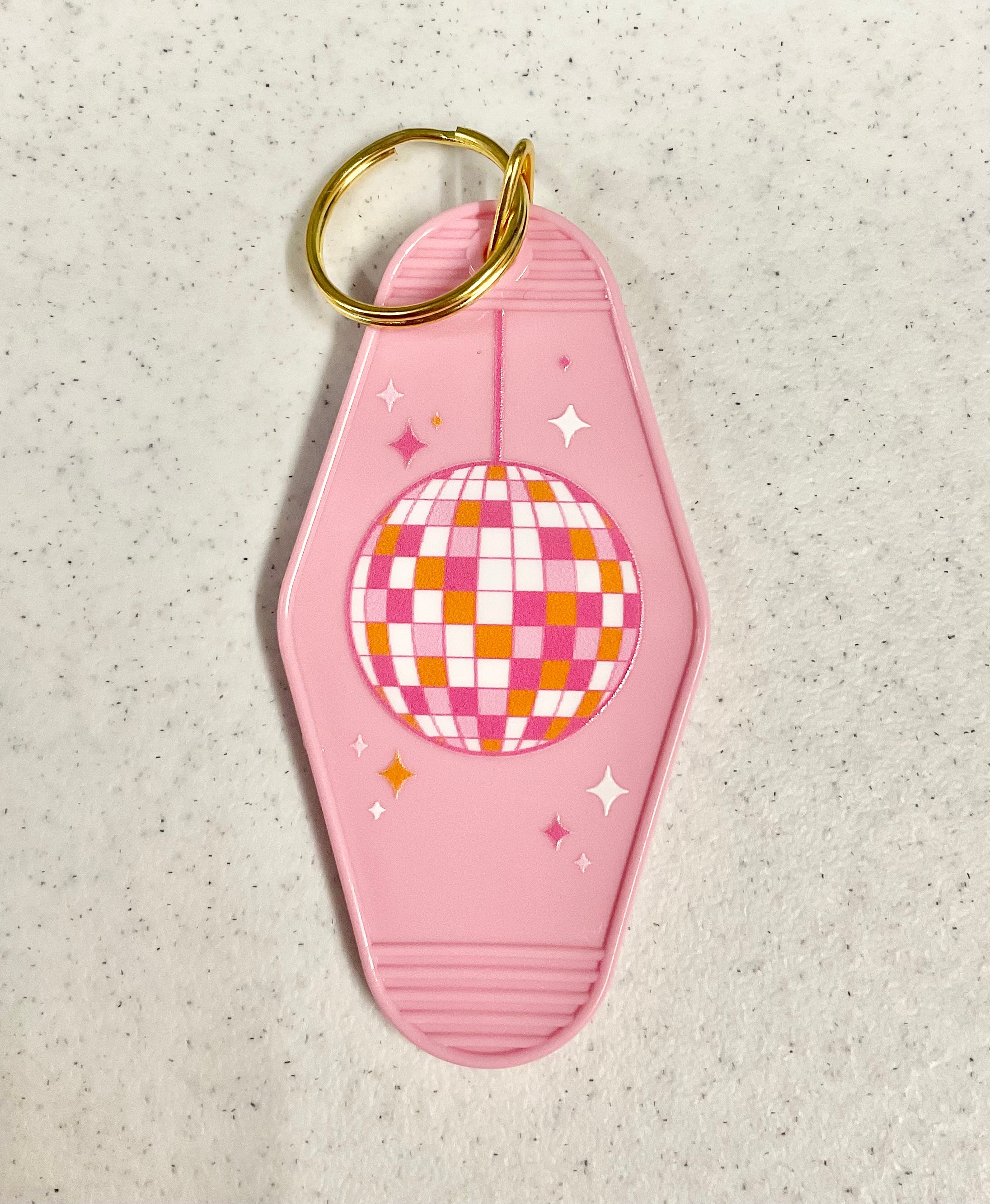 Disco ball keychain