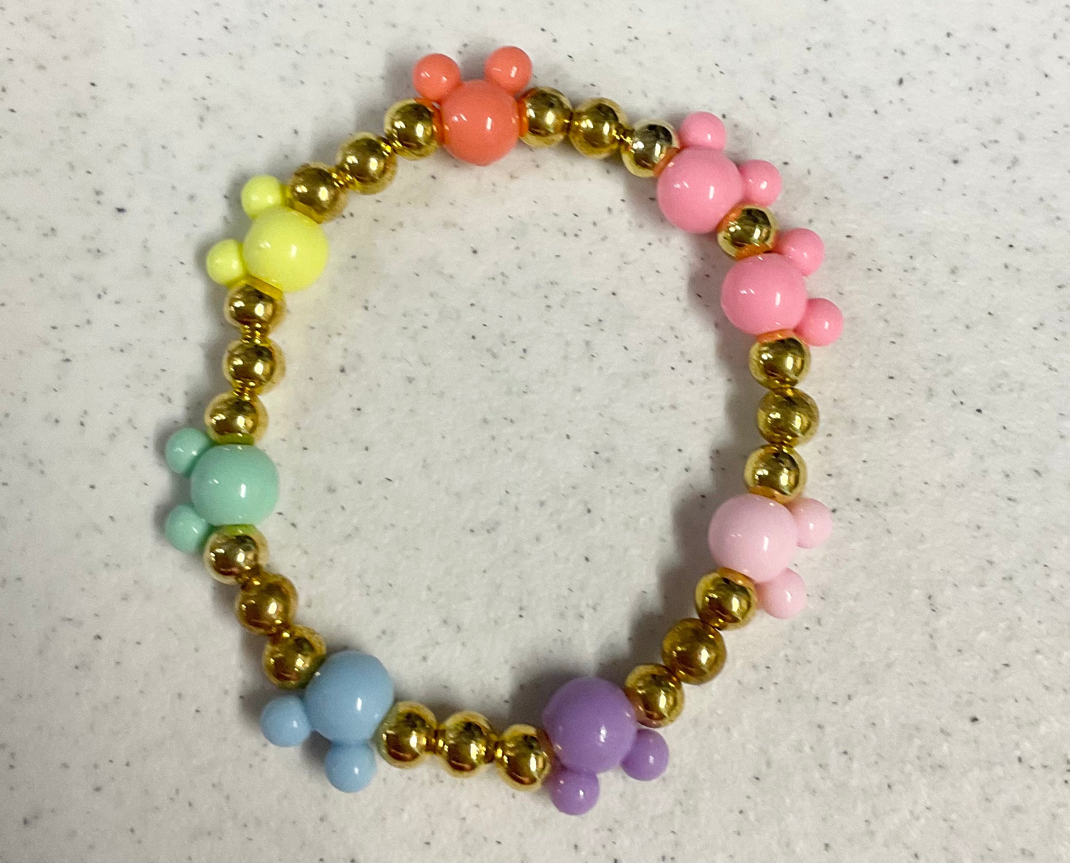 Magical colorful mouse bracelet