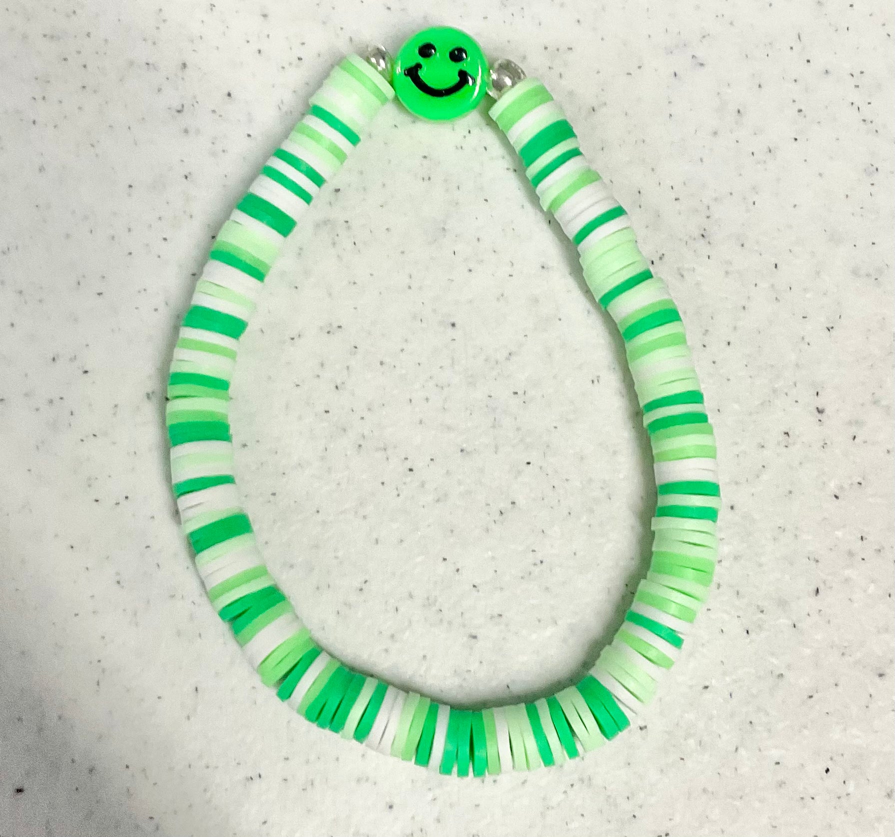 Magical all smiles green bracelet